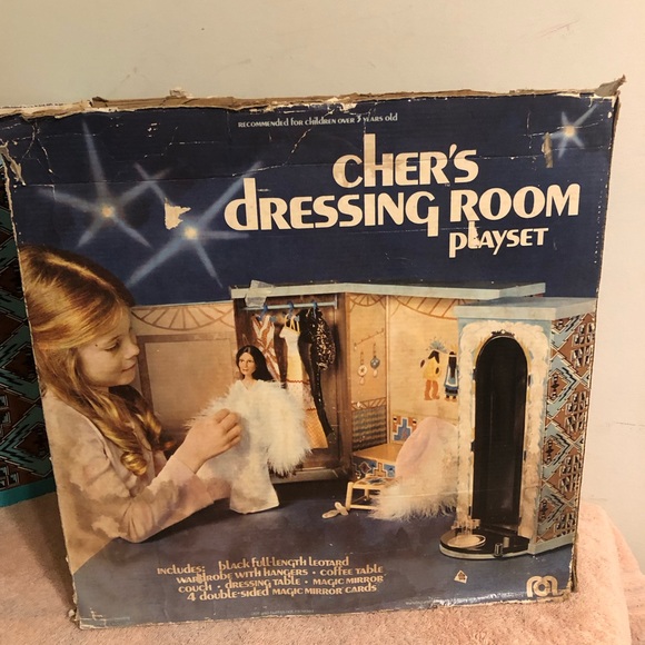 Vintage 1976 Mego Cher’s Dressing Room Playset 100% Complete With Box - Picture 13 of 16